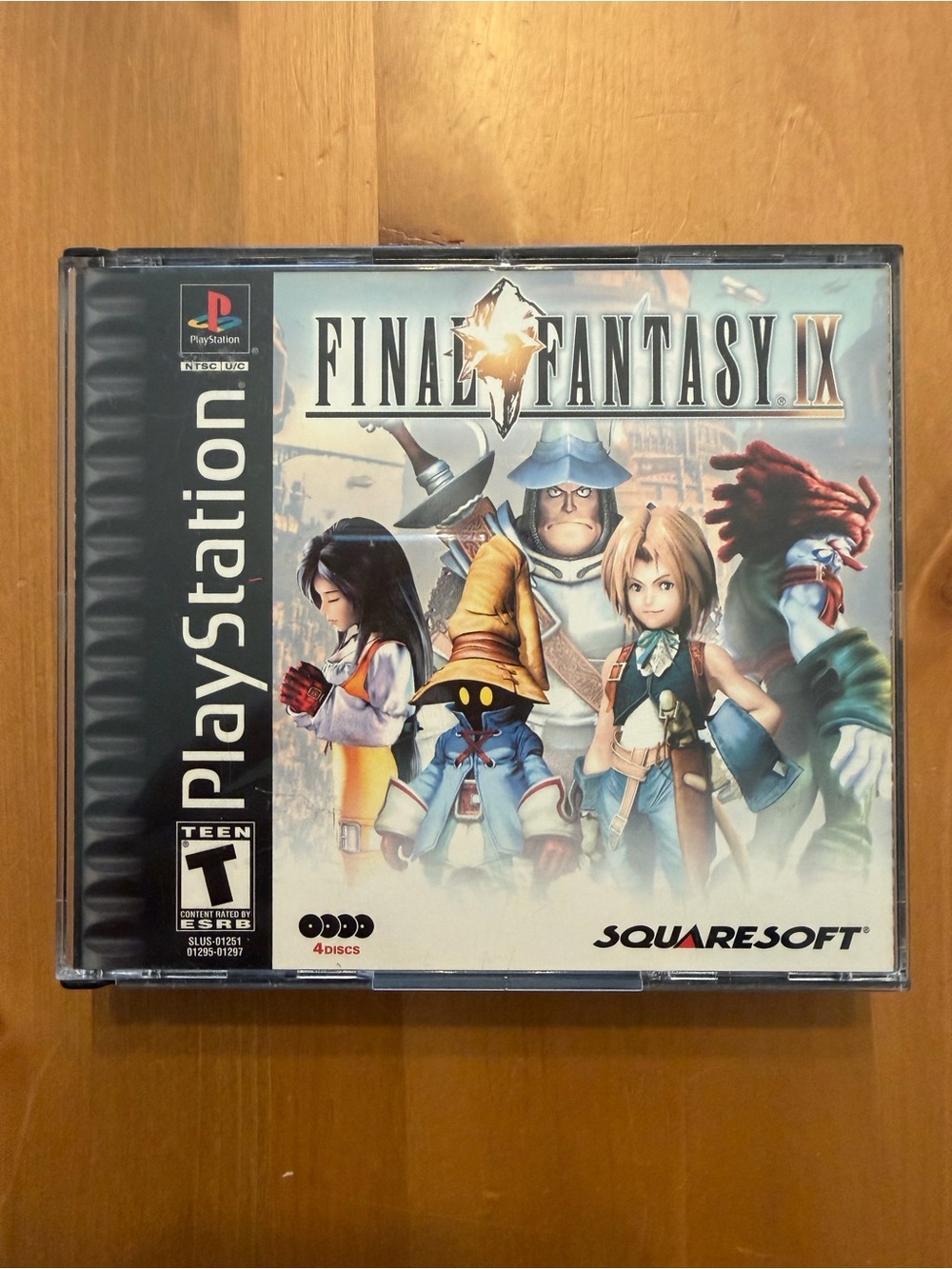 Sony PlayStation Final Fantasy IX Game - White & Black Cover